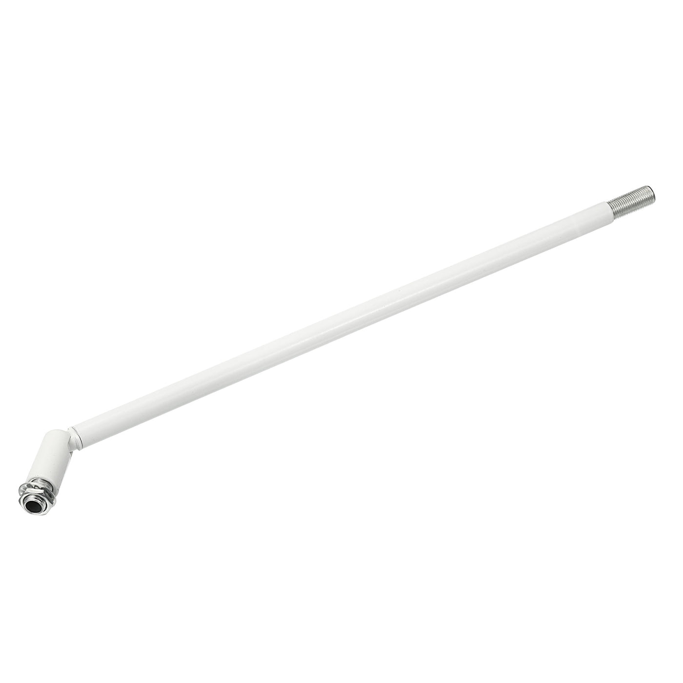 Harfington Threaded Extension Rod, 11.8" Lamp Pipe with Connector Light Fixture Parts for Pendant Light Island Lighting Chandeliers Stems, White