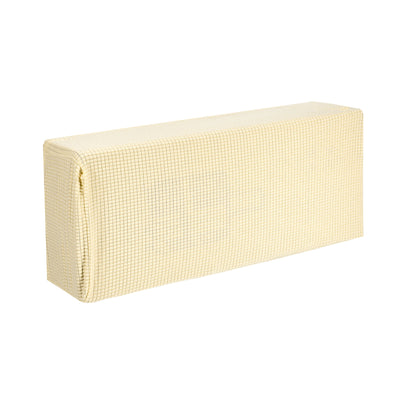 Harfington Air Conditioner Cover 31-34 Inch Knitted Elastic Cloth Dustproof for Wall-Mounted Units Split Indoor AC Covers Beige