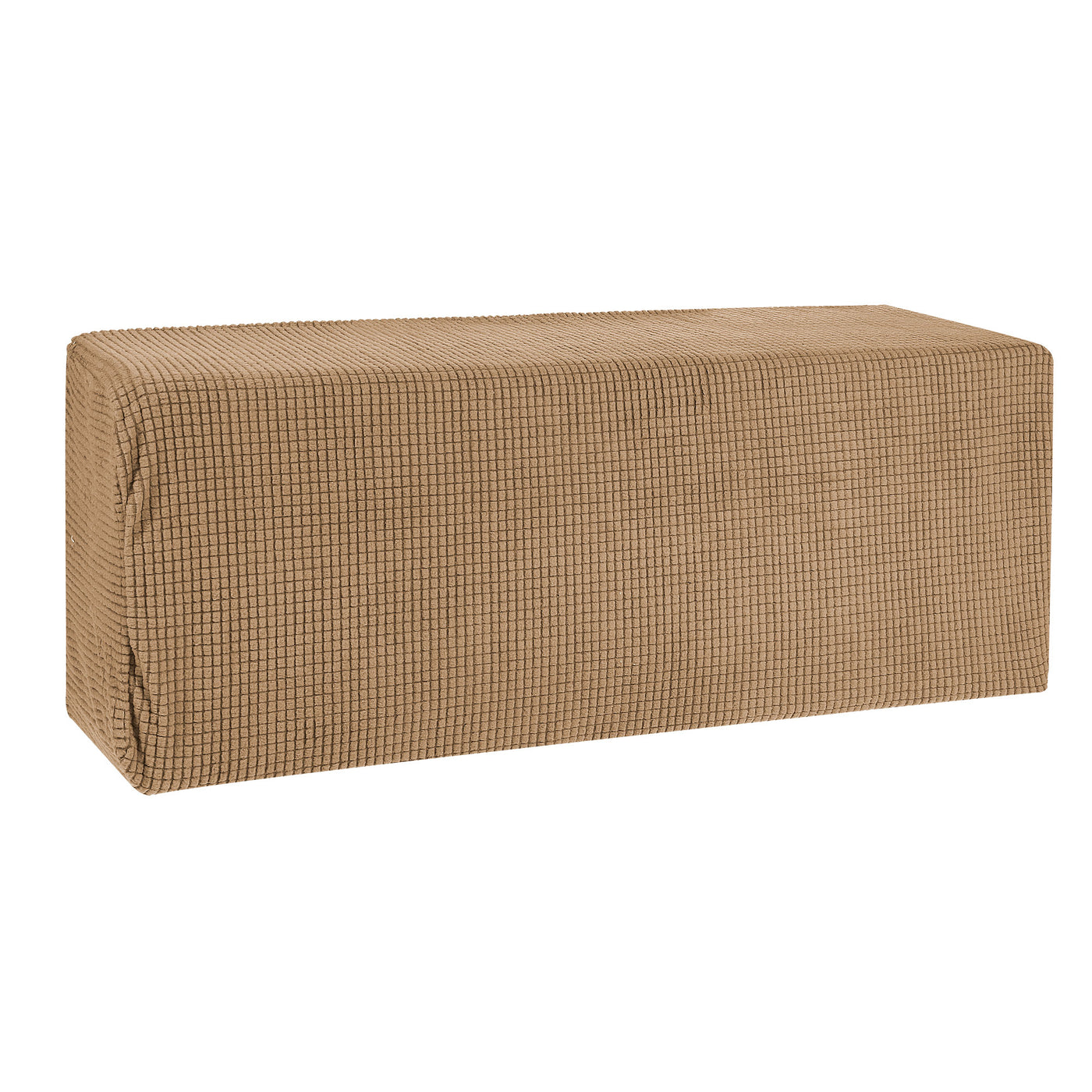 Harfington Air Conditioner Cover 31-34 Inch Knitted Elastic Cloth Dustproof for Wall-Mounted Units Split Indoor AC Covers Light Brown