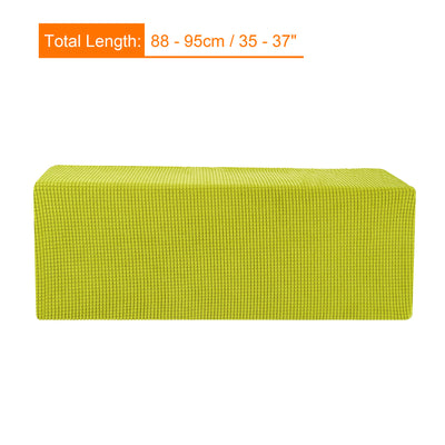 Harfington Air Conditioner Cover 35-37 Inch Knitted Elastic Cloth Dustproof for Wall-Mounted Units Split Indoor AC Covers Light Green