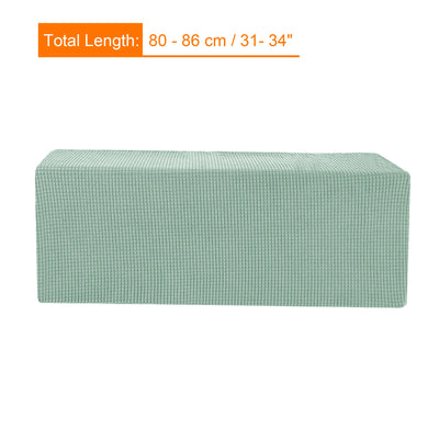 Harfington Air Conditioner Cover 31-34 Inch Knitted Elastic Cloth Dustproof for Wall-Mounted Units Split Indoor AC Covers Green