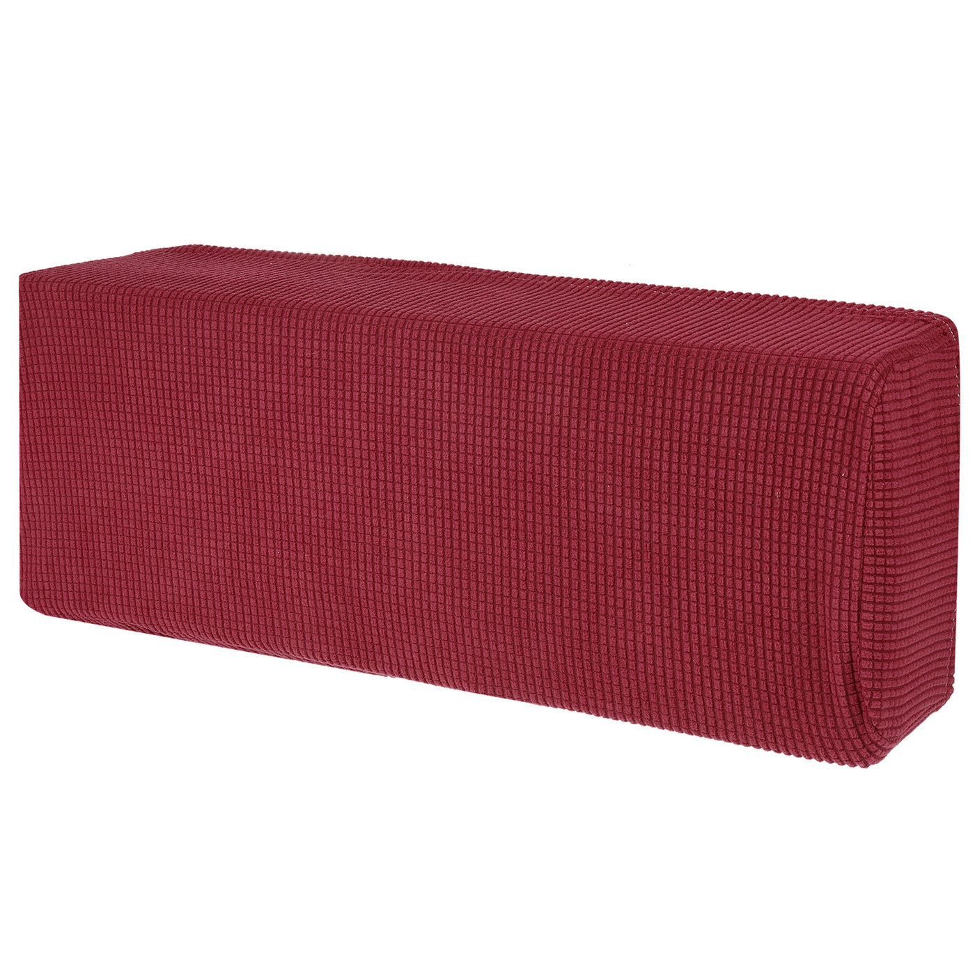 Harfington Air Conditioner Cover 35-37 Inch Knitted Elastic Cloth Dustproof for Wall-Mounted Units Split Indoor AC Covers Wine Red