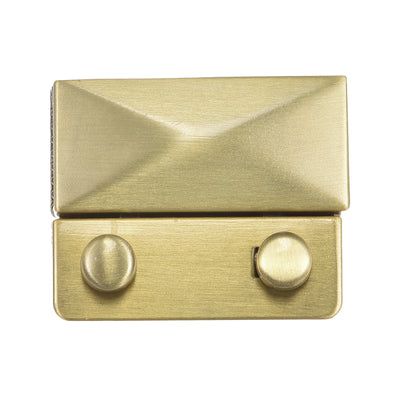 Harfington Uxcell Turn Lock Clasp 44mm x 35mm Alloy Purse Closure Thumb Lock(Bronze Tone)