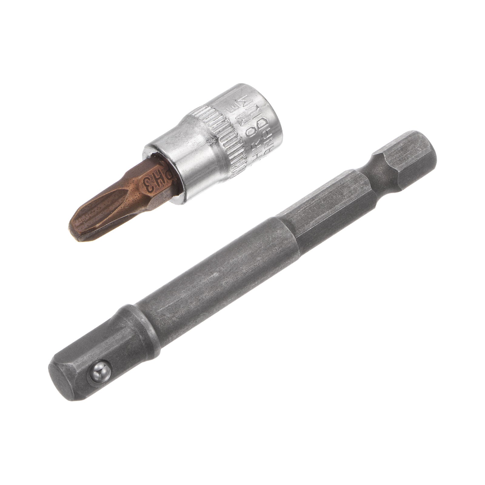Uxcell PH3 Phillips Bit Socket, 1/4" Drive 1.5" Length W Hex Shank ...