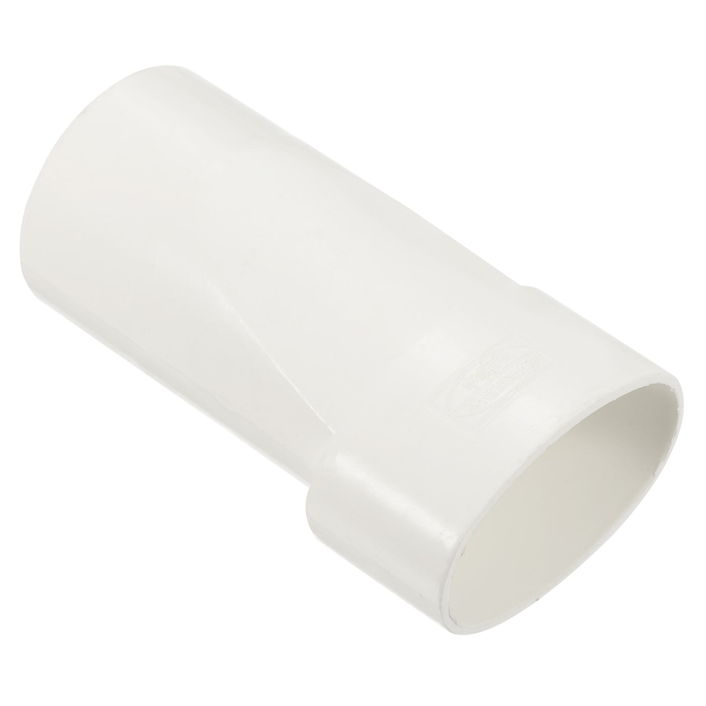 Harfington 2.3" x 1.4" Socket 4.29" Length PVC Pipe Fitting, Tube Coupling Adapter for Greenhouse Shed Home Industrial Connection, White