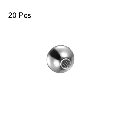 Harfington Beads Stainless Steel Beads for DIY Crafts