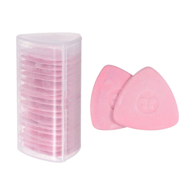 Harfington 20pcs Tailors Chalk, Triangle Sewing Chalk, Washable Fabric Marker, Pink