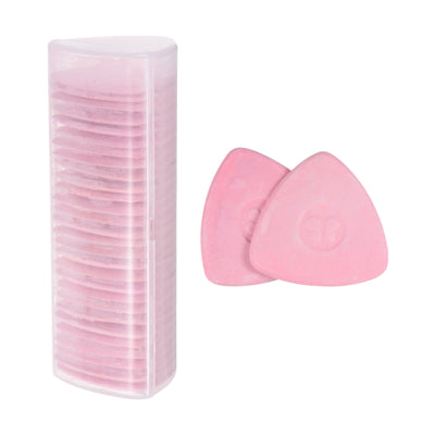Harfington 30pcs Tailors Chalk, Triangle Sewing Chalk, Washable Fabric Marker, Pink