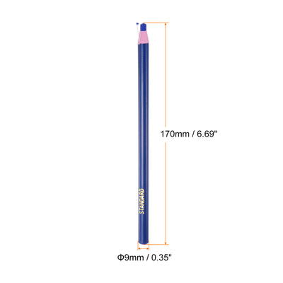 Harfington 3pcs Sewing Fabric Pencils Sewing Mark Chalks Marking Tools, Blue