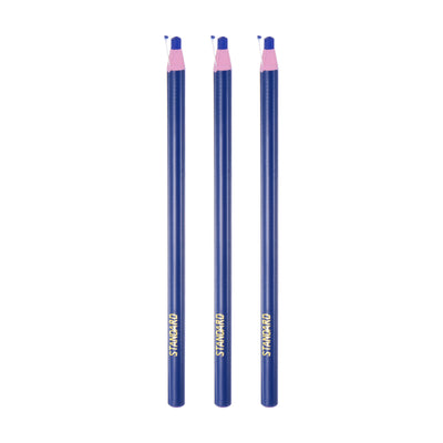 Harfington 3pcs Sewing Fabric Pencils Sewing Mark Chalks Marking Tools, Blue