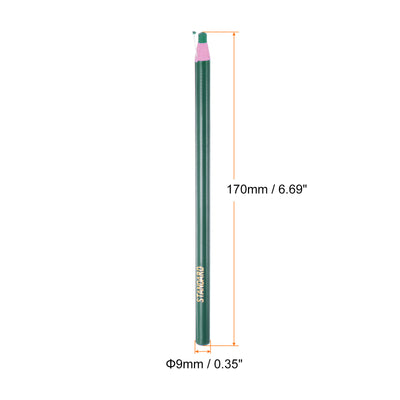 Harfington 3pcs Sewing Fabric Pencils Sewing Mark Chalks Marking Tools, Green