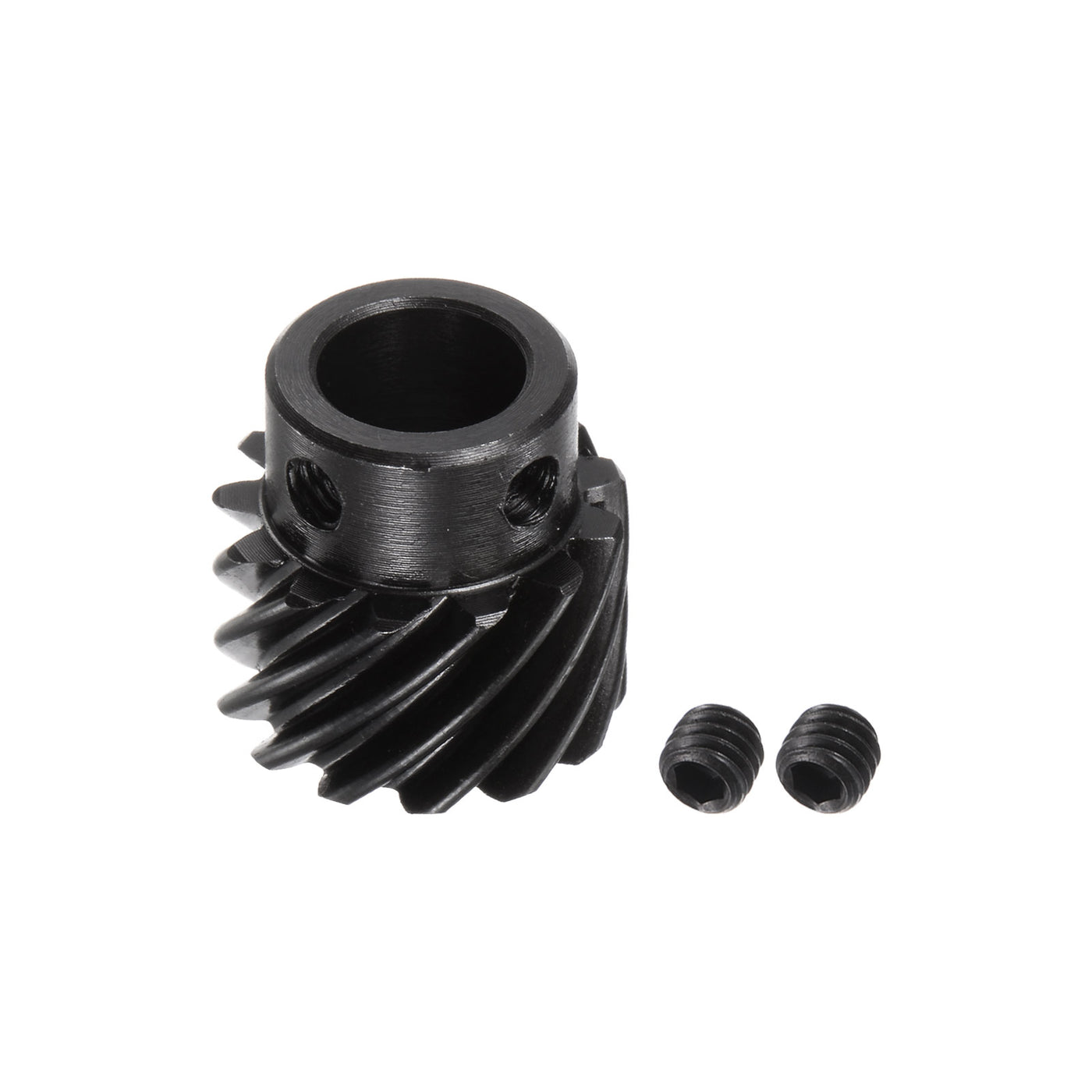 uxcell Uxcell 10mm Aperture 13T Helical Gear 1 Mod Hardened Steel Motor Gear, Right Direction