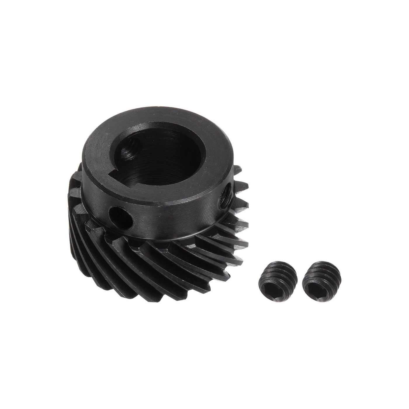 uxcell Uxcell 14mm Aperture 20T Helical Gear 1 Mod 5x2.3mm Keyway Motor Gear, Left Direction