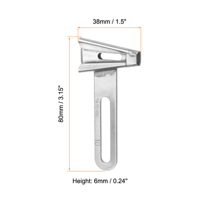 Harfington 2pcs 10mm Outlet Binder Folder Belt Loop Binder for Sewing Machine