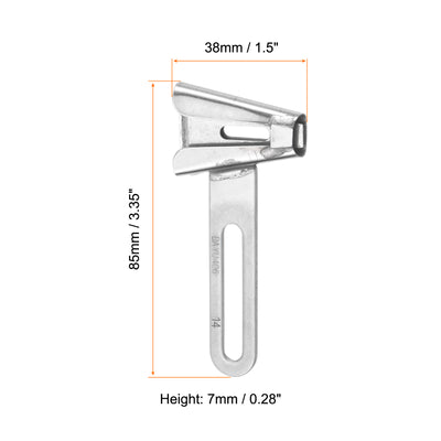 Harfington 2pcs 14mm Outlet Binder Folder Belt Loop Binder for Sewing Machine