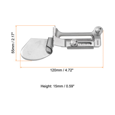 Harfington 5/16" Outlet Sewing Binder, Flat Seamer Folder Adjustable Rolled Hem Foot