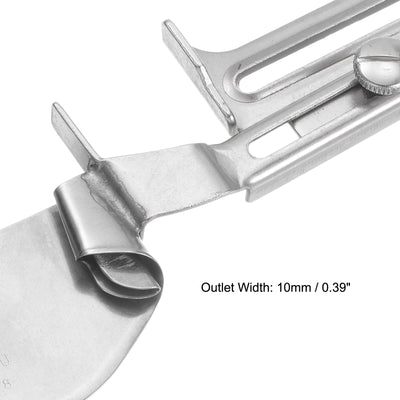 Harfington 3/8" Outlet Sewing Binder, Flat Seamer Folder Adjustable Rolled Hem Foot
