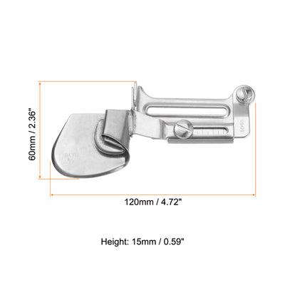 Harfington 2pcs 5/8" Outlet Sewing Binder, Flat Seamer Folder Adjustable Rolled Hem Foot