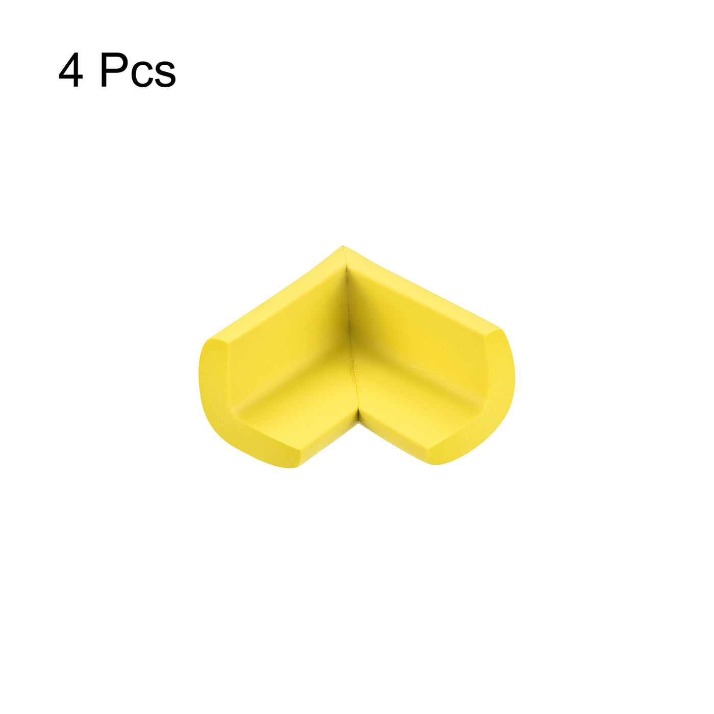 uxcell Uxcell Corner Guards Edge Protectors, 4Pack Foam Bumper Thicken, 55mm Yellow