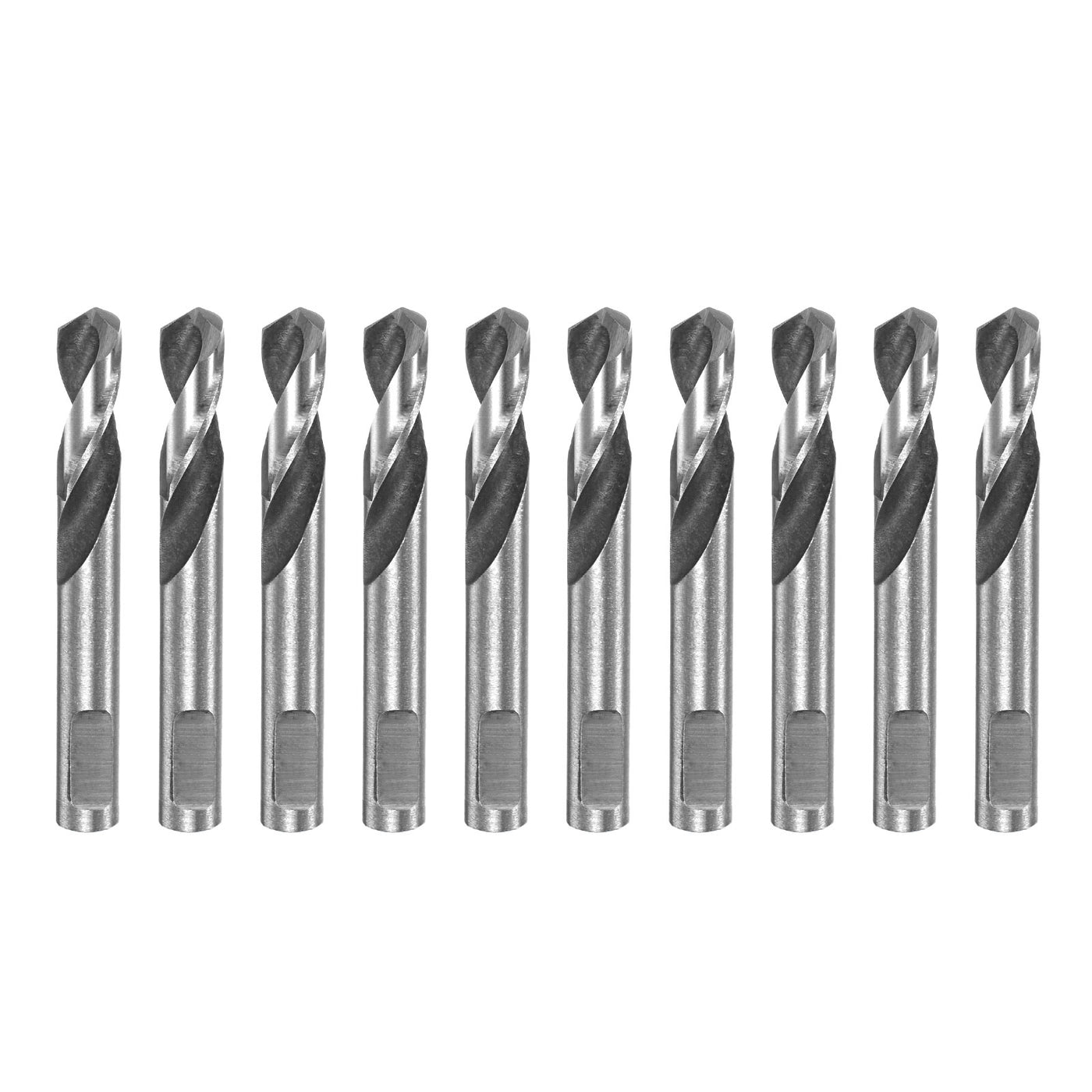 Harfington 10pcs High-speed Steel Drill Bits 5mmx42mm for Hole Saws Arbor Replacement