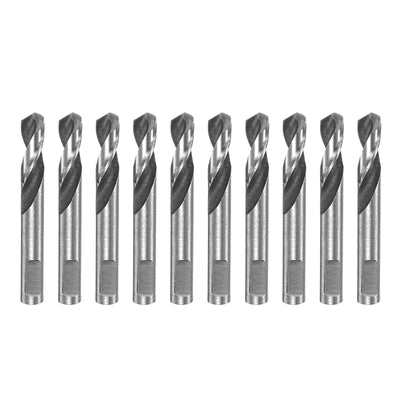 Harfington 10pcs High-speed Steel Drill Bits 5mmx42mm for Hole Saws Arbor Replacement