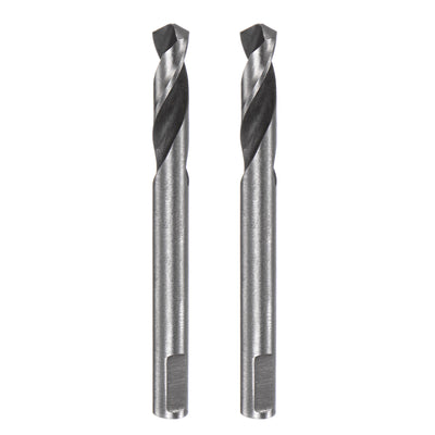Harfington 2pcs High-speed Steel Drill Bits 5mmx55mm for Hole Saws Arbor Replacement