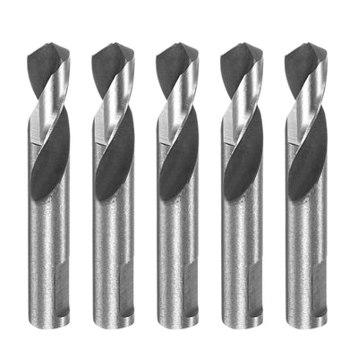 Harfington 5pcs High-speed Steel Drill Bits 6mmx42mm for Hole Saws Arbor Replacement
