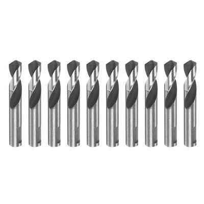 Harfington 10pcs High-speed Steel Drill Bits 6mmx42mm for Hole Saws Arbor Replacement