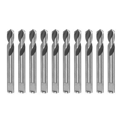 Harfington 10pcs High-speed Steel Drill Bits 6mmx55mm for Hole Saws Arbor Replacement