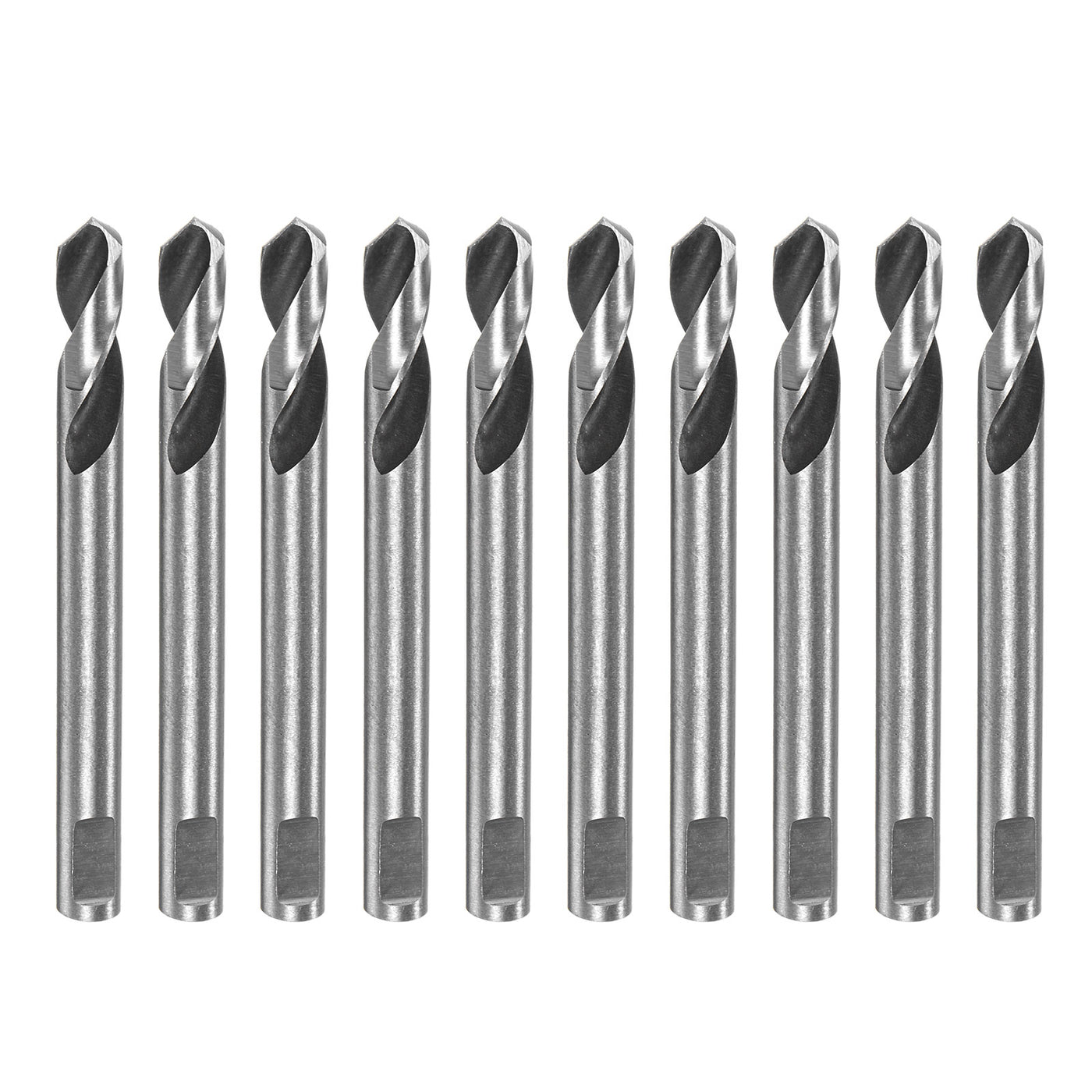 Harfington 10pcs High-speed Steel Drill Bits 6mmx65mm for Hole Saws Arbor Replacement