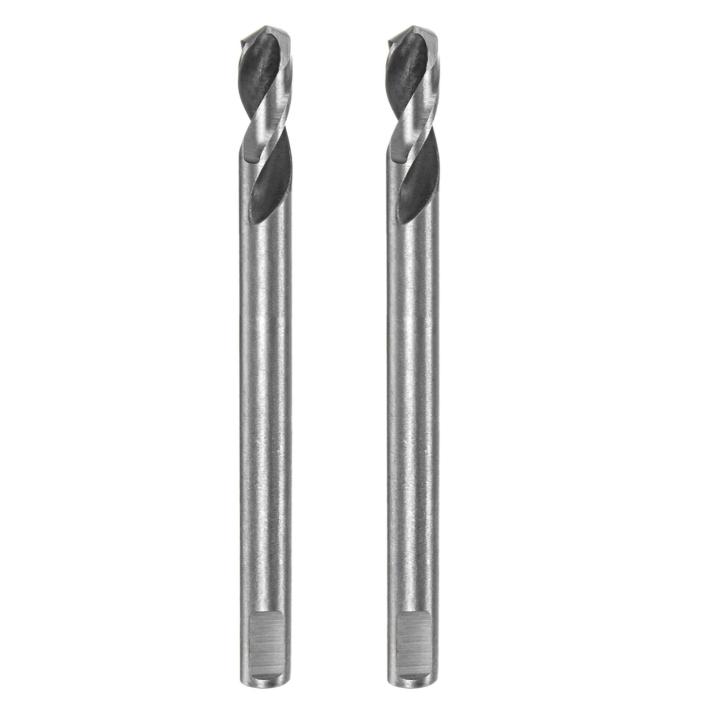 Harfington 2pcs High-speed Steel Drill Bits 6mmx80mm for Hole Saws Arbor Replacement