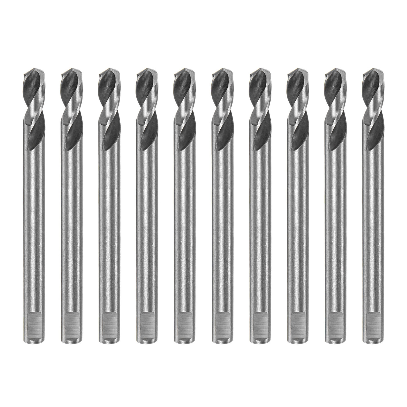 Harfington 10pcs High-speed Steel Drill Bits 6mmx80mm for Hole Saws Arbor Replacement
