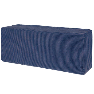 Harfington Air Conditioner Cover 35-37 Inch Knitted Elastic Cloth Dustproof for Wall-Mounted Units Split Indoor AC Covers, Dark Blue
