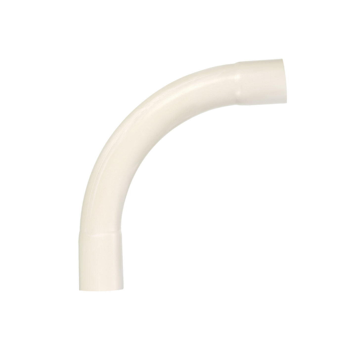 Harfington PVC Water Pipe Elbow Fitting 40mm ID 305mm Length Tube Adapter, White 3pcs