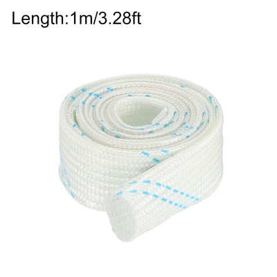 Harfington Fiberglass Sleeve Insulation Tube,14mm/0.55inch IDx1m/3.28ft for Cable Wire,2pcs
