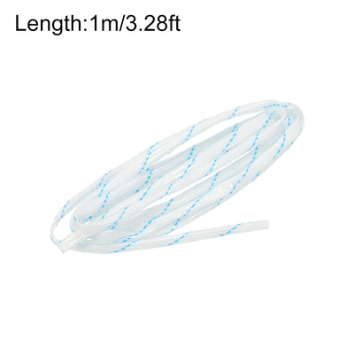Harfington Fiberglass Sleeve Insulation Tube,1.5mm/0.06inch IDx1m/3.28ft Cable Wire,4pcs