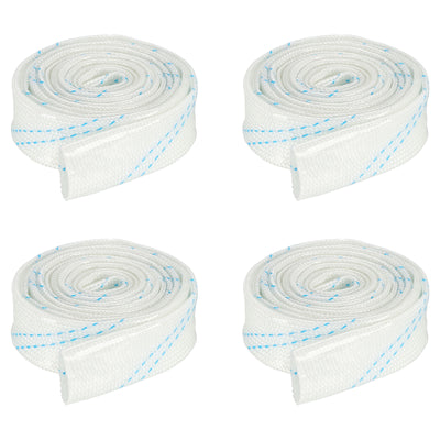 Harfington Fiberglass Sleeve Insulation Tube,10mm/0.39inch IDx1m/3.28ft for Cable Wire,4pcs