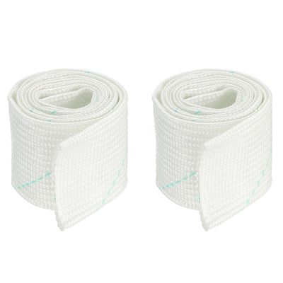 Harfington Fiberglass Sleeve Insulation Tube,30mm/1.17inch IDx1m/3.28ft for Cable Wire,2pcs