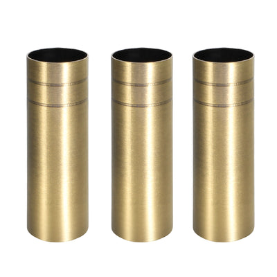 Harfington Candle Socket Covers, 3.1 Inch Base Holders, Bronze 3 Pcs