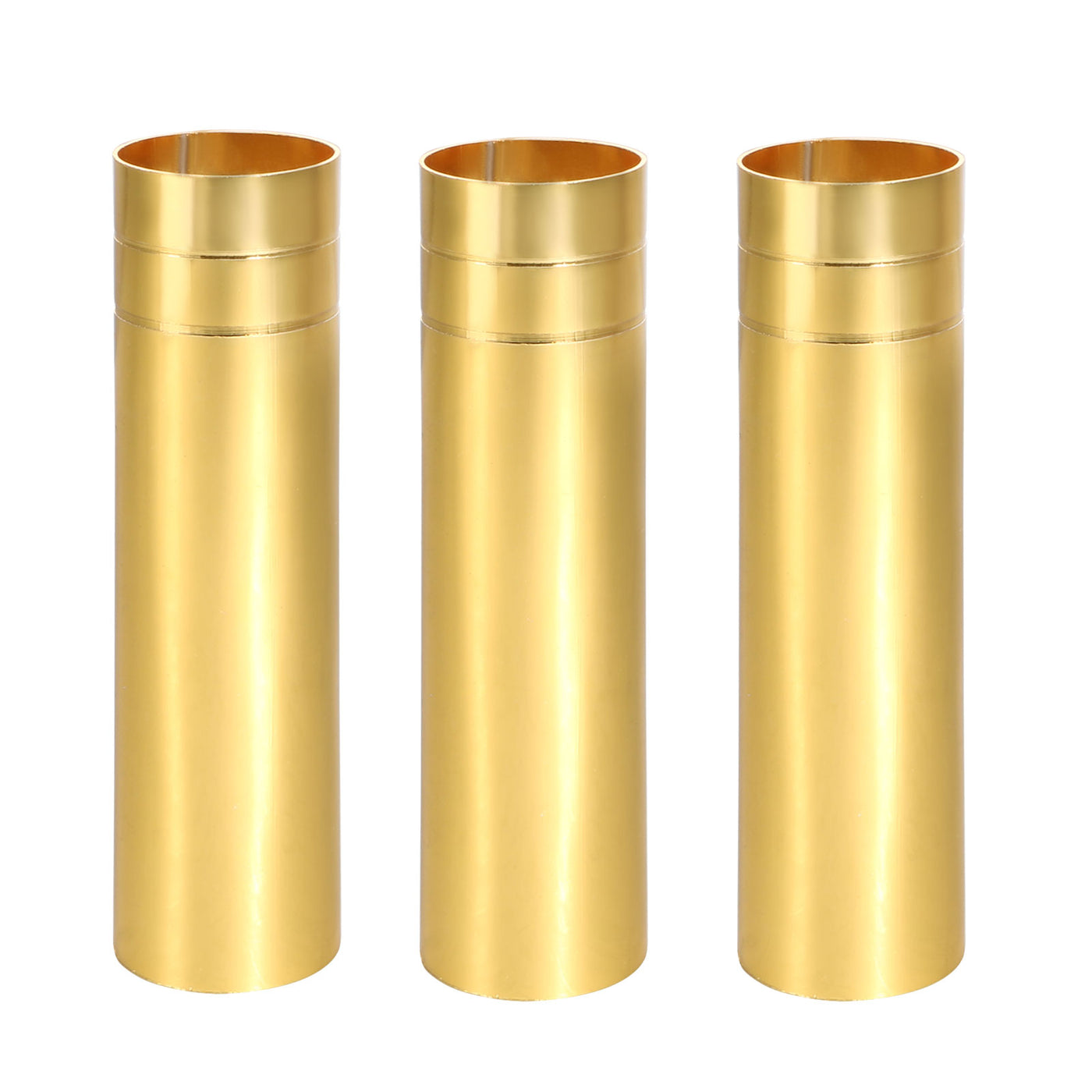 Harfington Candle Socket Covers, 3.9 Inch Tall Chandelier Sleeves Golden 3 Pcs-70
