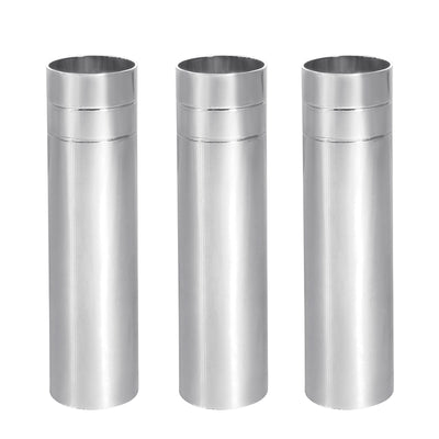 Harfington Candle Socket Covers, 3.9 Inch Tall Chandelier Sleeves Silver Tone 3 Pcs-72
