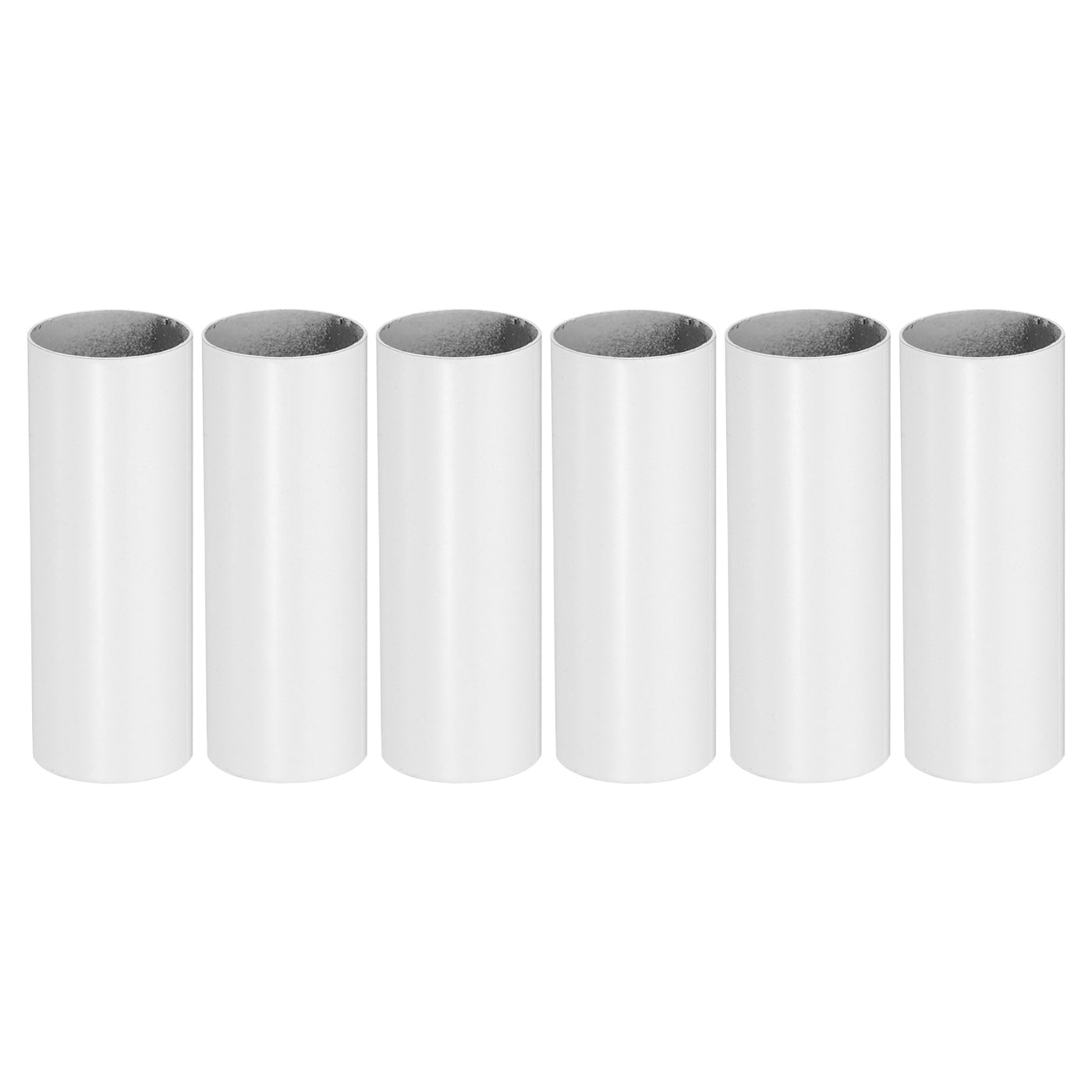 Harfington E12 Candle Socket Covers, 2.4 Inch Candelabra Base Holder, White 6 Pcs