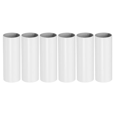 Harfington E12 Candle Socket Covers, 2.4 Inch Candelabra Base Holder, White 6 Pcs