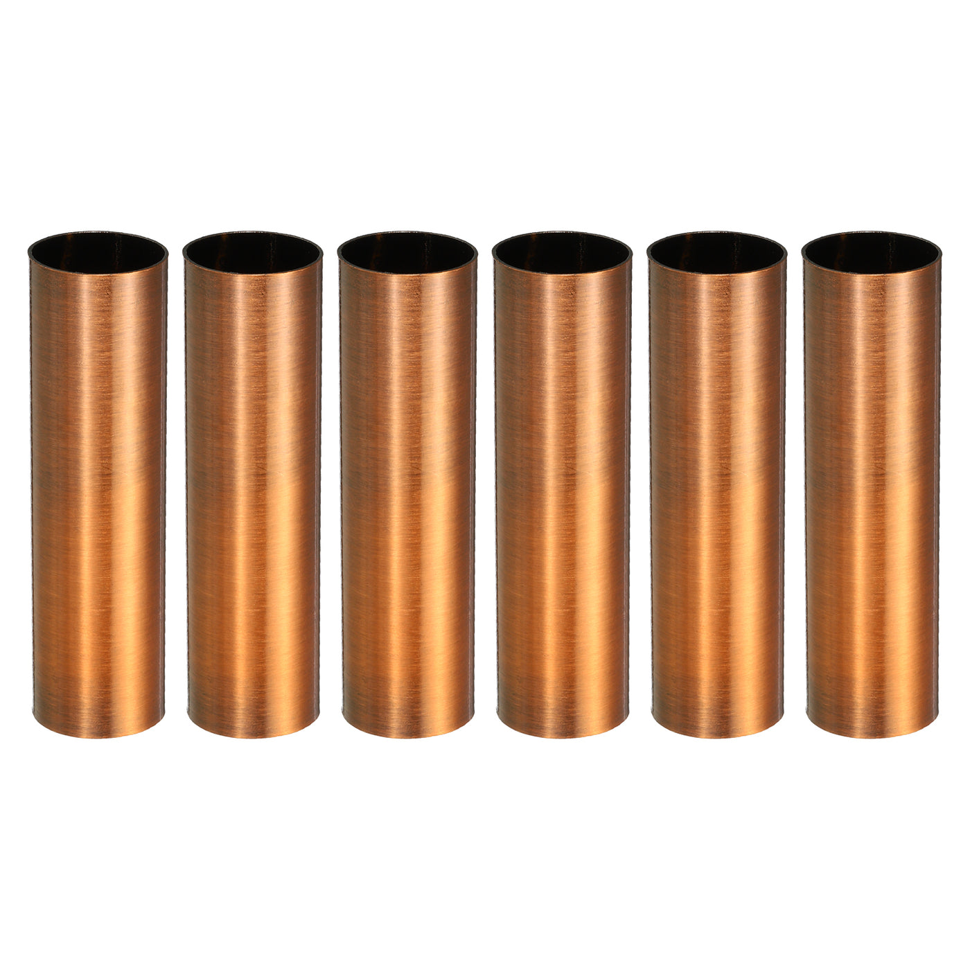 Harfington E12 Candle Socket Covers, 3.1 Inch Candelabra Base Holder, Red Bronze 6 Pcs