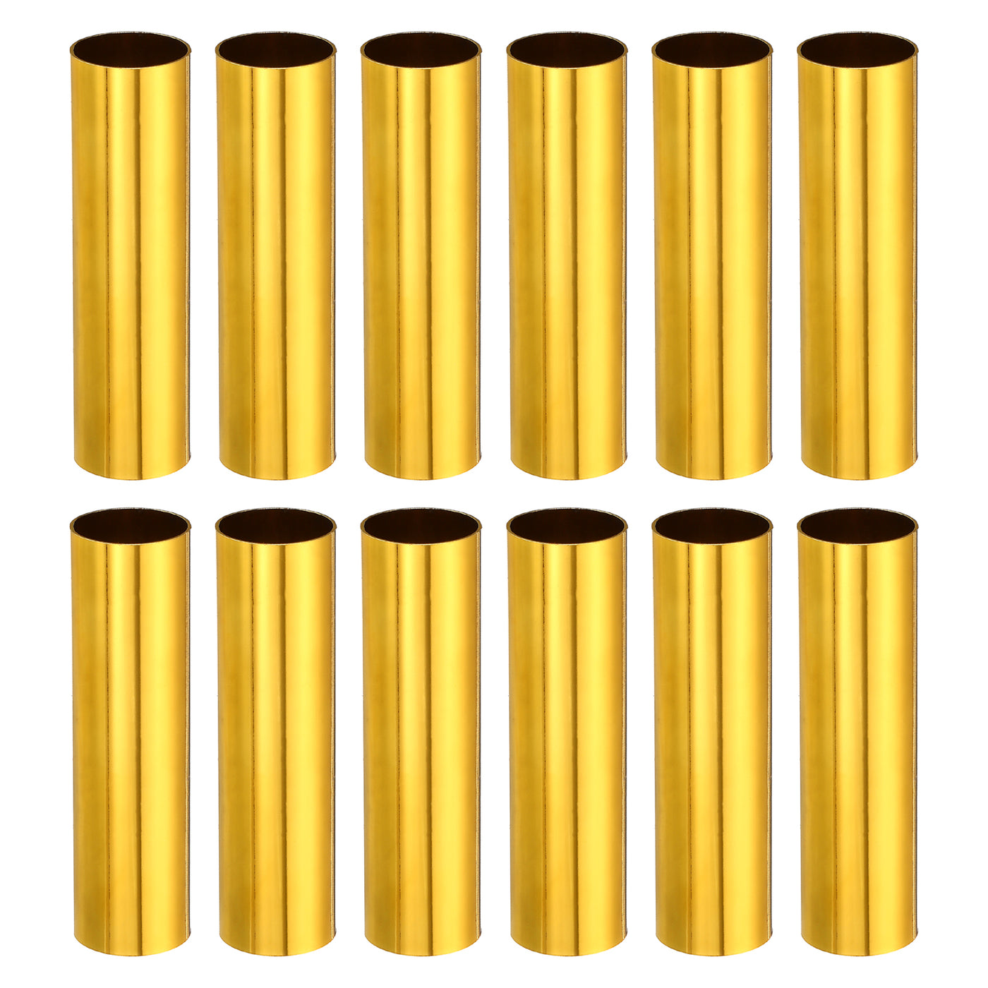 Harfington E12 Candle Socket Covers, 3.1 Inch Candelabra Base Holder, Yellow 12 Pcs