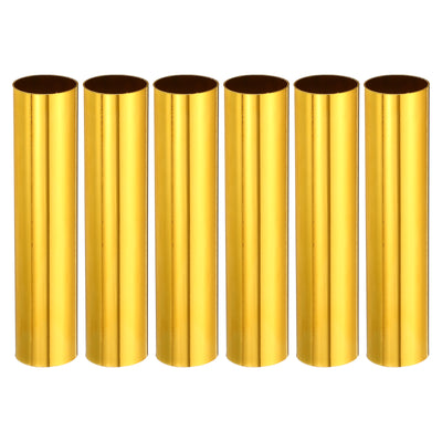 Harfington E12 Candle Socket Covers, 3.9 Inch Candelabra Base Holder, Yellow 6 Pcs