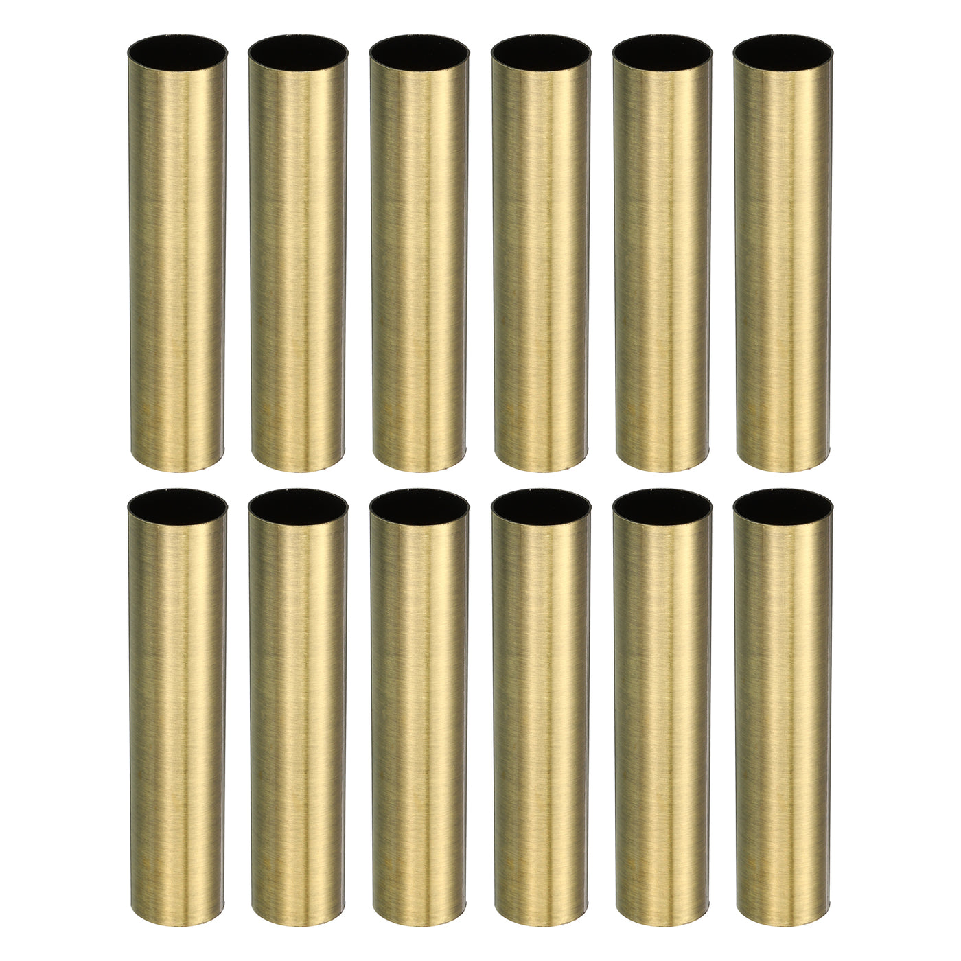 Harfington E12 Candle Socket Covers, 3.9 Inch Candelabra Base Holder, Bronze 12 Pcs