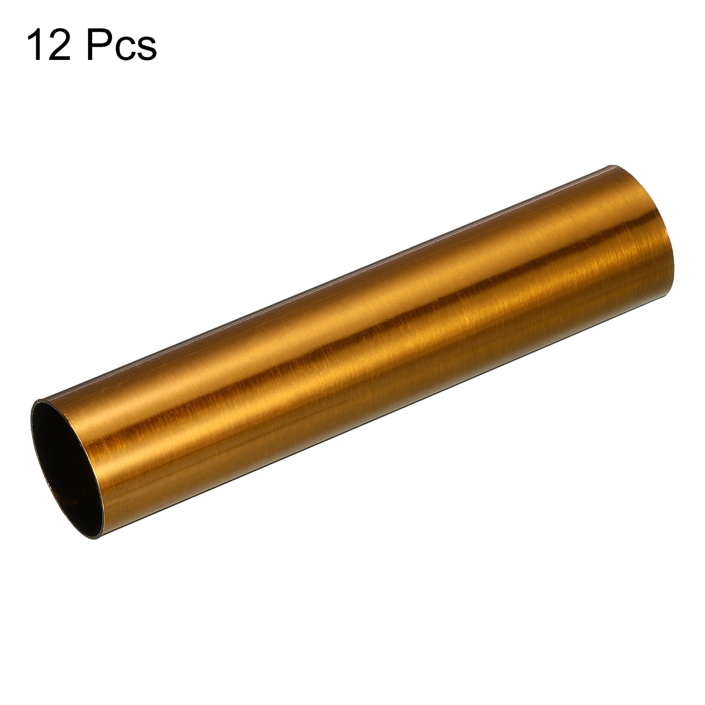 Harfington E12 Candle Socket Covers, 3.9 Inch Candelabra Base Holder, Gold Bronze 12 Pcs