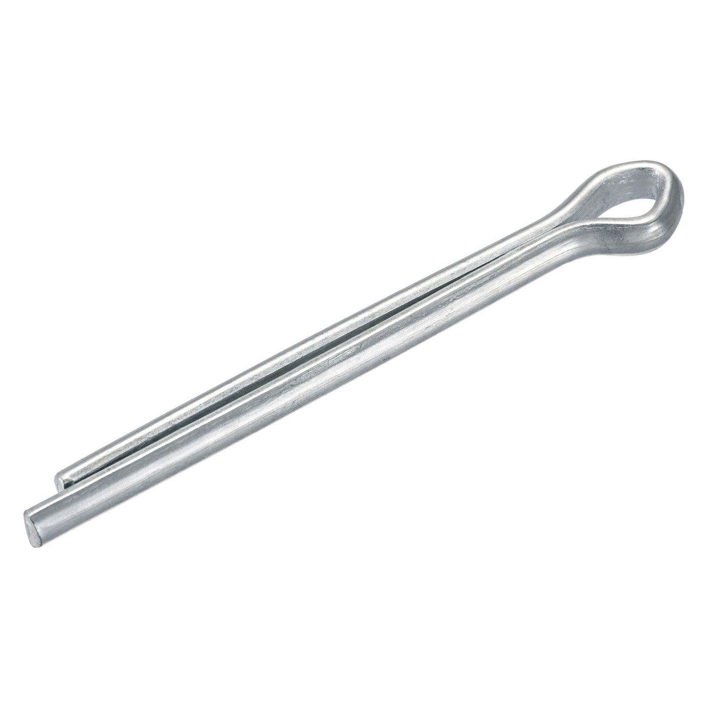 Uxcell Uxcell Split Cotter Pin, 12mm x 120mm Carbon Steel Clip Fastener Fitting for Automotive, Mechanics, Silver Tone