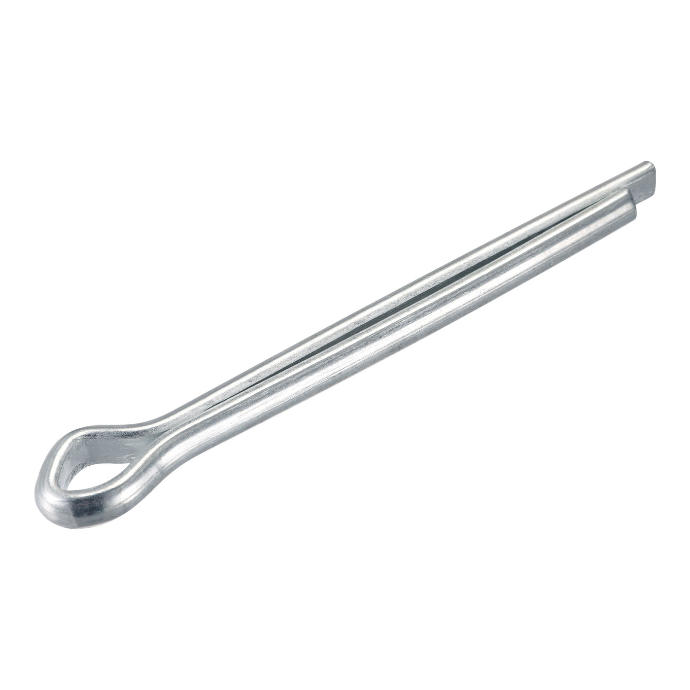 uxcell Uxcell Split Cotter Pin, 12mm x 120mm Carbon Steel Clip Fastener Fitting for Automotive, Mechanics, Silver Tone